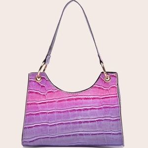 Crocodile Print Mini Bag